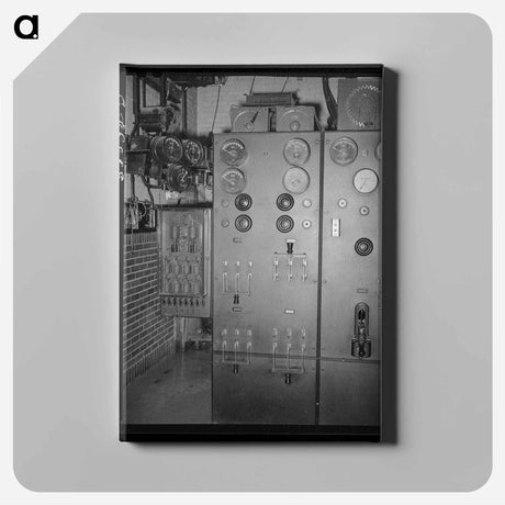 アートパネル-Concrete Mixing Plant, Oklahoma City
 - ラッセル リー Canvas.