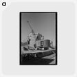 アートポストカード-Concrete Mixing Plant, Oklahoma City
 - ラッセル リー Postcard.