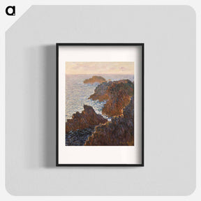 アートポスター-Rocks at Belle-Isle, Port-Domois
 - セントルイス美術館 Poster.