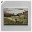 アートパネル-Landscape and Four Young Girls
 - バーンズ・コレクション Canvas.