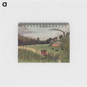 アートメモ帳-Landscape and Four Young Girls
 - バーンズ・コレクション Memo.
