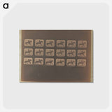アートポストカード-Running (Galloping)
 - エドワード マイブリッジ Postcard.
