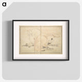 A Realistic Sketchbook by Hokusai - Katsushika Hokusai Poster.