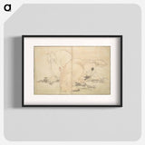 アートポスター-A Realistic Sketchbook by Hokusai - 葛飾 北斎 Poster.