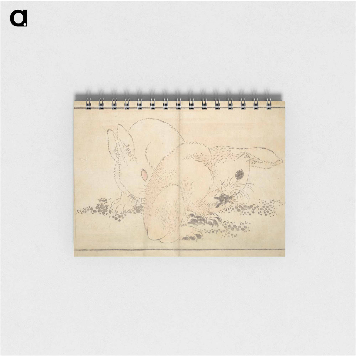 A Realistic Sketchbook by Hokusai - 葛飾 北斎 Memo.