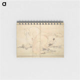 A Realistic Sketchbook by Hokusai - 葛飾 北斎 Memo.