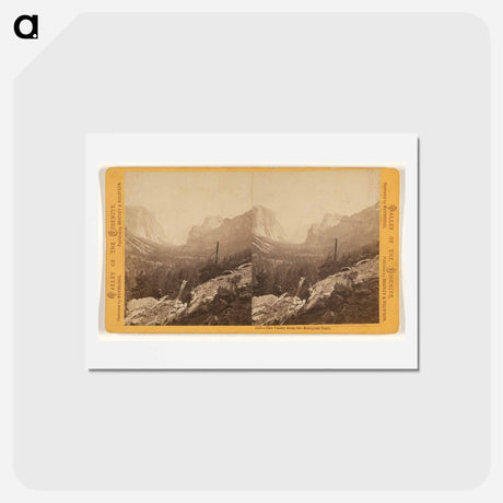 アートポストカード-The Valley from the Mariposa Trail
 - エドワード マイブリッジ Postcard.