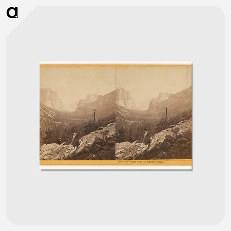 アートポストカード-The Valley from the Mariposa Trail
 - エドワード マイブリッジ Postcard.