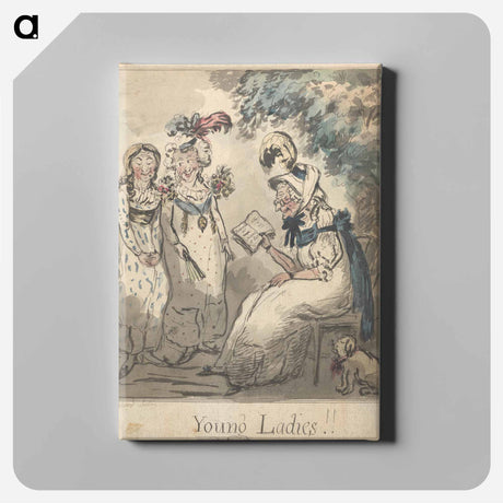 アートパネル-"Young Ladies!!"
 - イェール大学アートギャラリー Canvas.