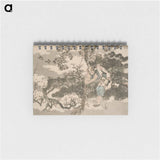 Hokusai's sweeping among pine trees - 葛飾 北斎 Memo.