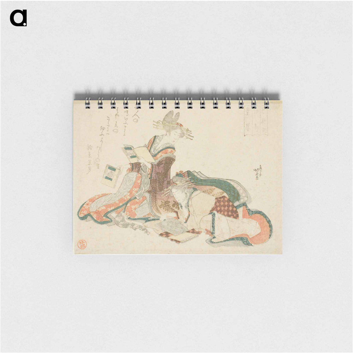 Hokusai's Young Woman - 葛飾 北斎 Memo.