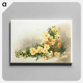 アートパネル-Yellow Roses in a Vase
 - ボストン公共図書館 Canvas.