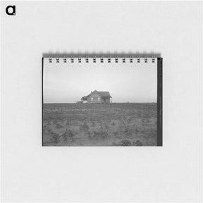 アートメモ帳-Cotton sharecropper farm, Texas - ドロテア ラング Memo.