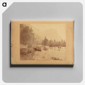 アートパネル-Tutokanula. Valley of the Yosemite. (The Great Chief) "El Capitan."
 - エドワード マイブリッジ Canvas.