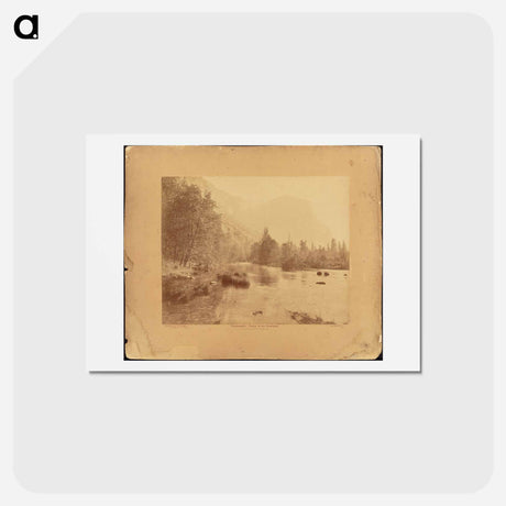 アートポストカード-Tutokanula. Valley of the Yosemite. (The Great Chief) "El Capitan."
 - エドワード マイブリッジ Postcard.