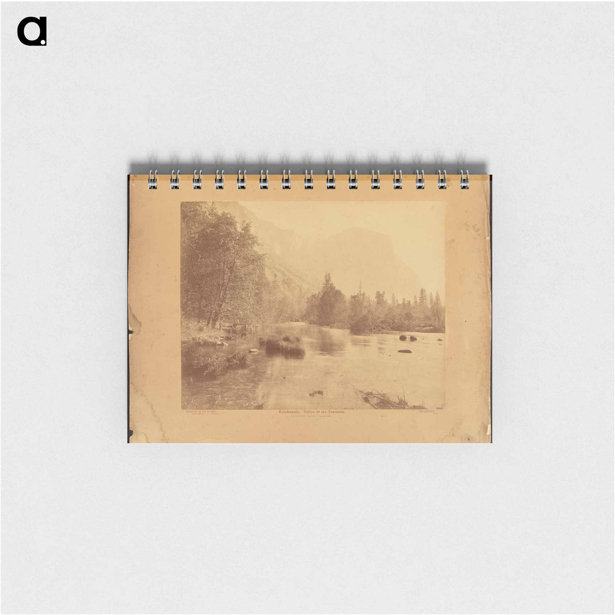 アートメモ帳-Tutokanula. Valley of the Yosemite. (The Great Chief) "El Capitan."
 - エドワード マイブリッジ Memo.