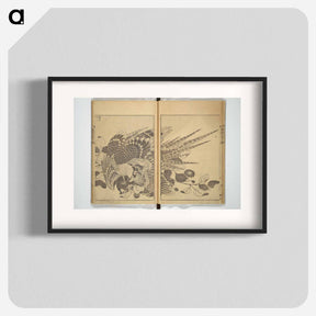 アートポスター-Hokusai's One Hundred Views of Mount Fuji - 葛飾 北斎 Poster.
