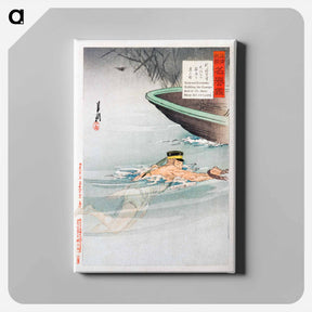 アートパネル-Sergeant Kawasaki Stealing the Enemy’s Boat
 - セントルイス美術館 Canvas.