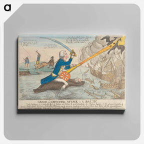 アートパネル-Grand and Effectual Attack in the Baltic
 - イェール大学アートギャラリー Canvas.