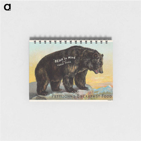 アートメモ帳-Pettijohn's Breakfast Food
 - ボストン公共図書館 Memo.