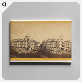 アートパネル-Grand Hotel, Market, Montgomery and Second Streets
 - エドワード マイブリッジ Canvas.