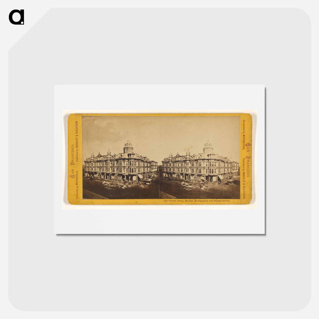 アートポストカード-Grand Hotel, Market, Montgomery and Second Streets
 - エドワード マイブリッジ Postcard.