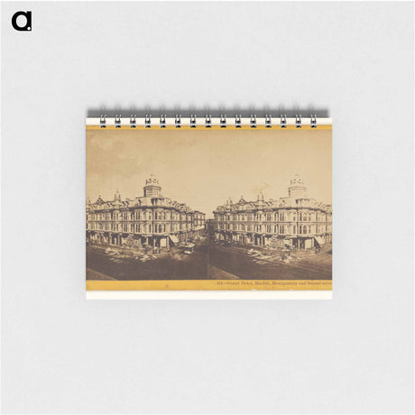 アートメモ帳-Grand Hotel, Market, Montgomery and Second Streets
 - エドワード マイブリッジ Memo.