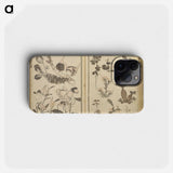 Random sketches by Hokusai volumes 1 to 11 - 葛飾 北斎 Phone Case.