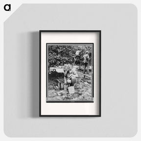 アートポスター-Young cherry picker, near Millville, New Jersey - ドロテア ラング Poster.