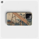 Hokusai's In the Totomi Mountains - 葛飾 北斎 Phone Case.