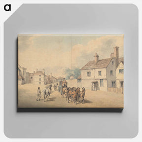 アートパネル-A Coach and Four Passing Through Chippenham, Wiltshire
 - イェール大学アートギャラリー Canvas.