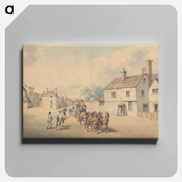 アートパネル-A Coach and Four Passing Through Chippenham, Wiltshire
 - イェール大学アートギャラリー Canvas.