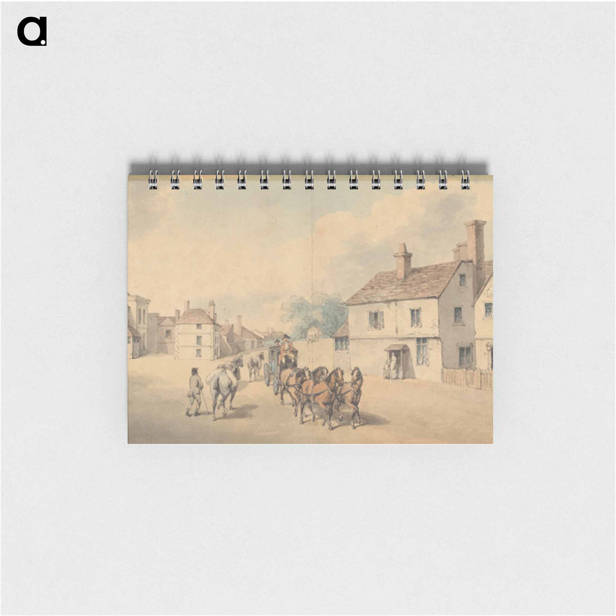 アートメモ帳-A Coach and Four Passing Through Chippenham, Wiltshire
 - イェール大学アートギャラリー Memo.
