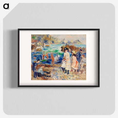 アートポスター-Children on the Seashore, Guernsey
 - バーンズ・コレクション Poster.