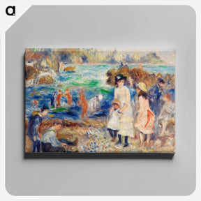 アートパネル-Children on the Seashore, Guernsey
 - バーンズ・コレクション Canvas.