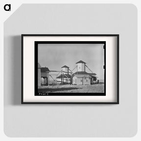 アートポスター-Cotton Seed Warehouse
 - ラッセル リー Poster.