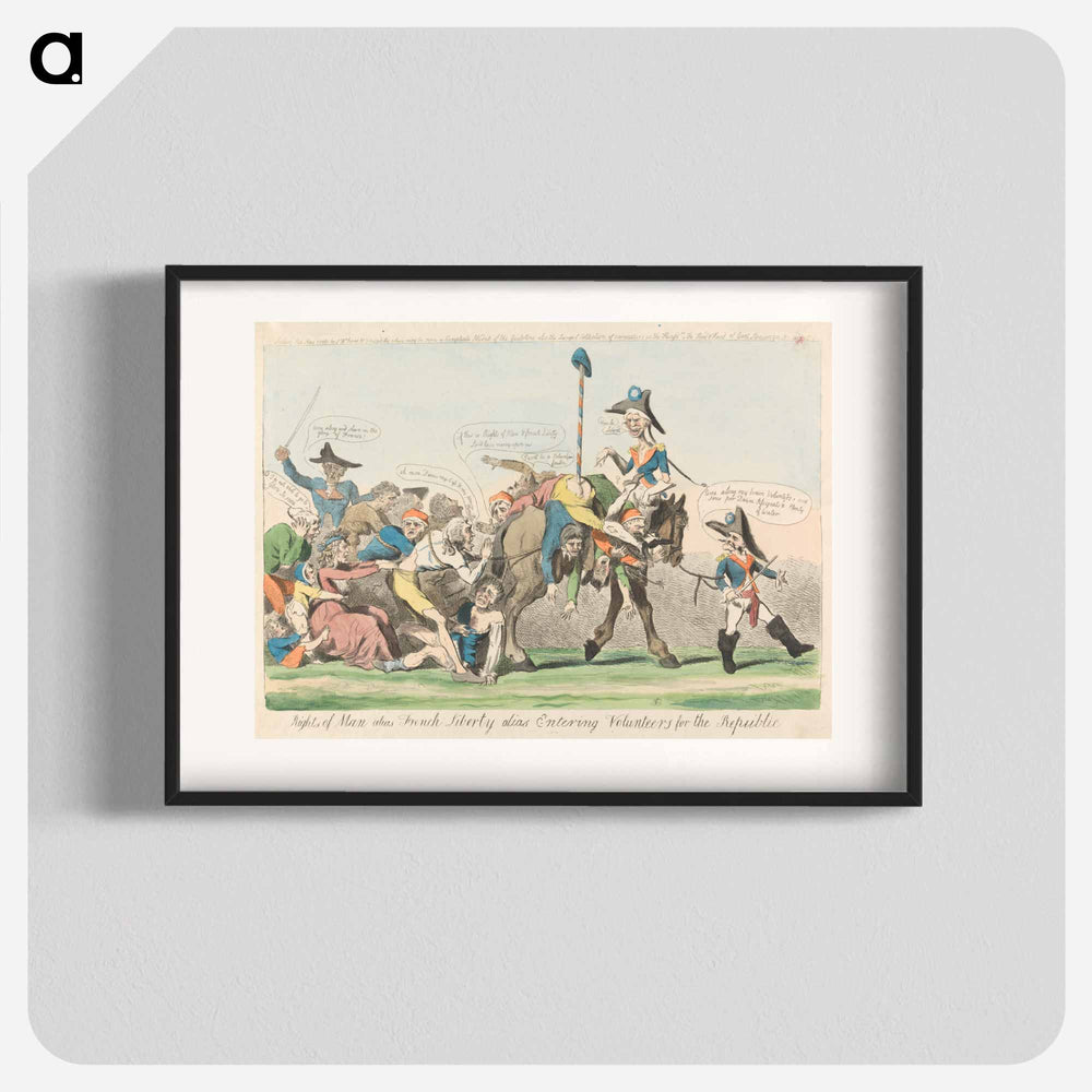 Man Alias Rights of Man Alias French Liberty Alias Entering Volunteers for the R ...