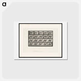 アートポストカード-Running Bactrian Camel
 - エドワード マイブリッジ Postcard.