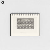 アートメモ帳-Running Bactrian Camel
 - エドワード マイブリッジ Memo.