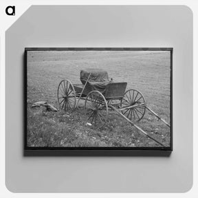 アートパネル-Cimarron Statue
 - ラッセル リー Canvas.