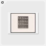 アートポストカード-Woman with Bucket
 - エドワード マイブリッジ Postcard.