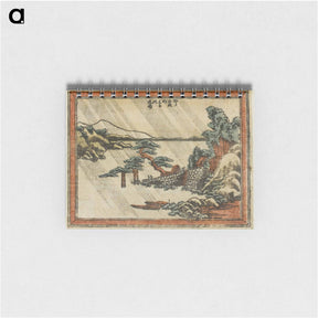 アートメモ帳-Hokusai's Eight Views of Ōmi - 葛飾 北斎 Memo.