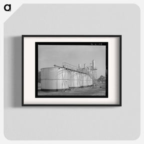 アートポスター-Oil Storage Tanks, Kilgore
 - ラッセル リー Poster.