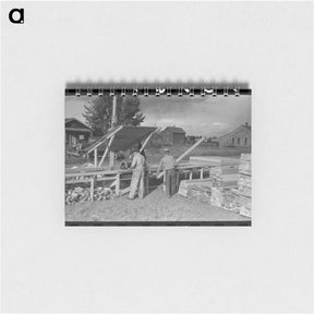 アートメモ帳-Oil Storage Tanks, Kilgore
 - ラッセル リー Memo.