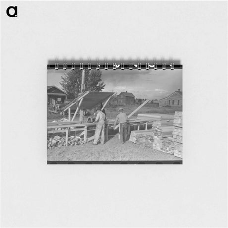 アートメモ帳-Oil Storage Tanks, Kilgore
 - ラッセル リー Memo.