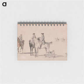 アートメモ帳-The Duke of Cumberland With a Gentleman and a Groom, All Mounted, and Dogs
 - イェール大学アートギャラリー Memo.