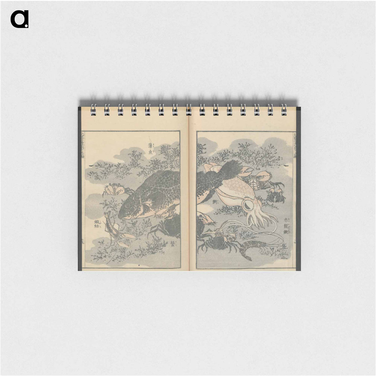 Hokusai's transmitting the spirit - 葛飾 北斎 Memo.