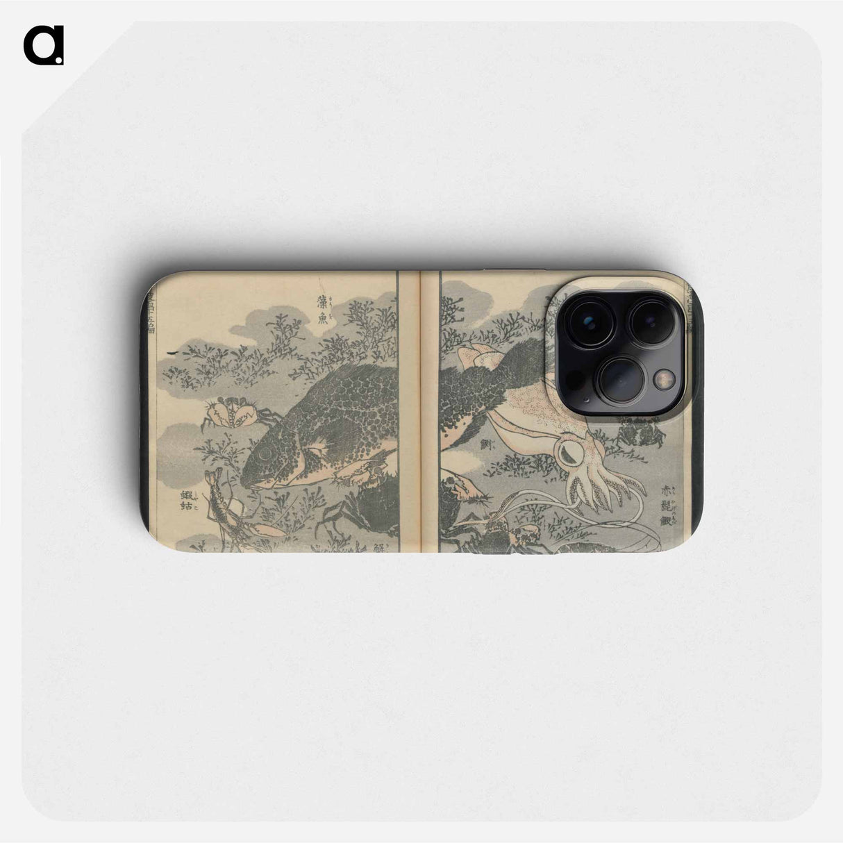 Hokusai's transmitting the spirit - 葛飾 北斎 Phone Case.