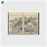 アートポストカード-Hokusai's transmitting the spirit - 葛飾 北斎 Postcard.