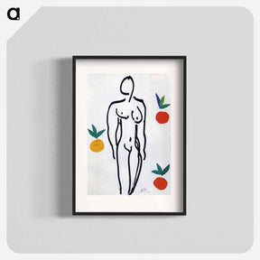 アートポスター-Nude with Oranges - アンリ マティス Poster.
